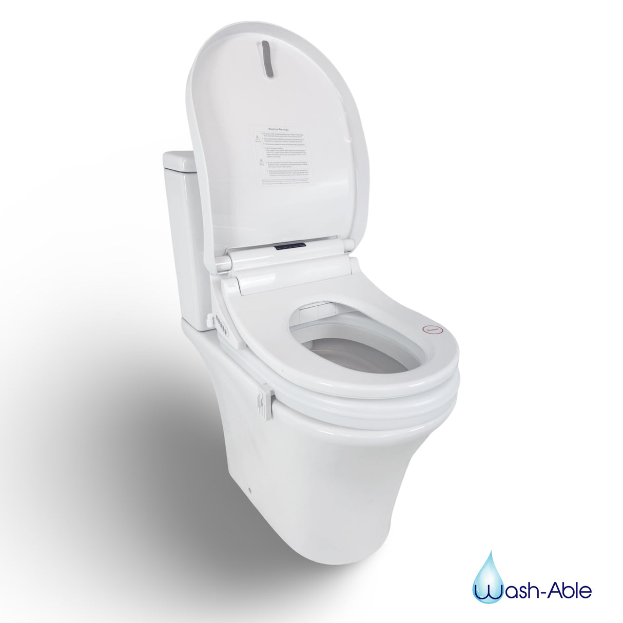 50mm Toilet Seat Riser & Washloo Smart Toilet Combination