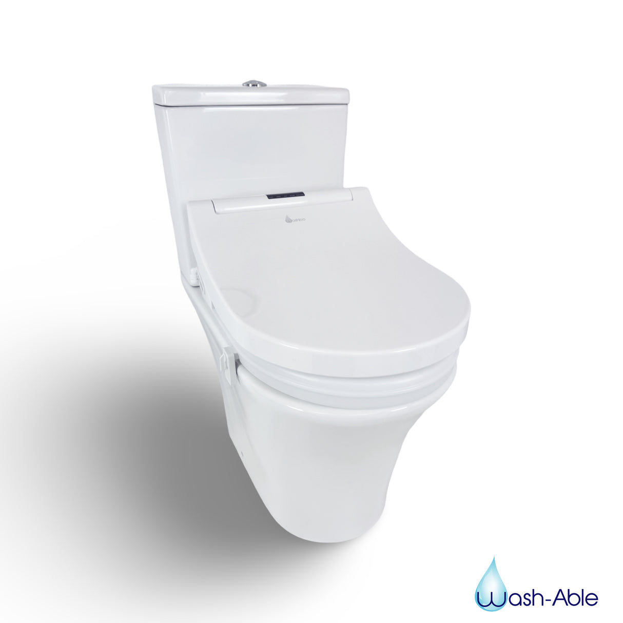 50mm Toilet Seat Riser & Washloo Smart Toilet Combination
