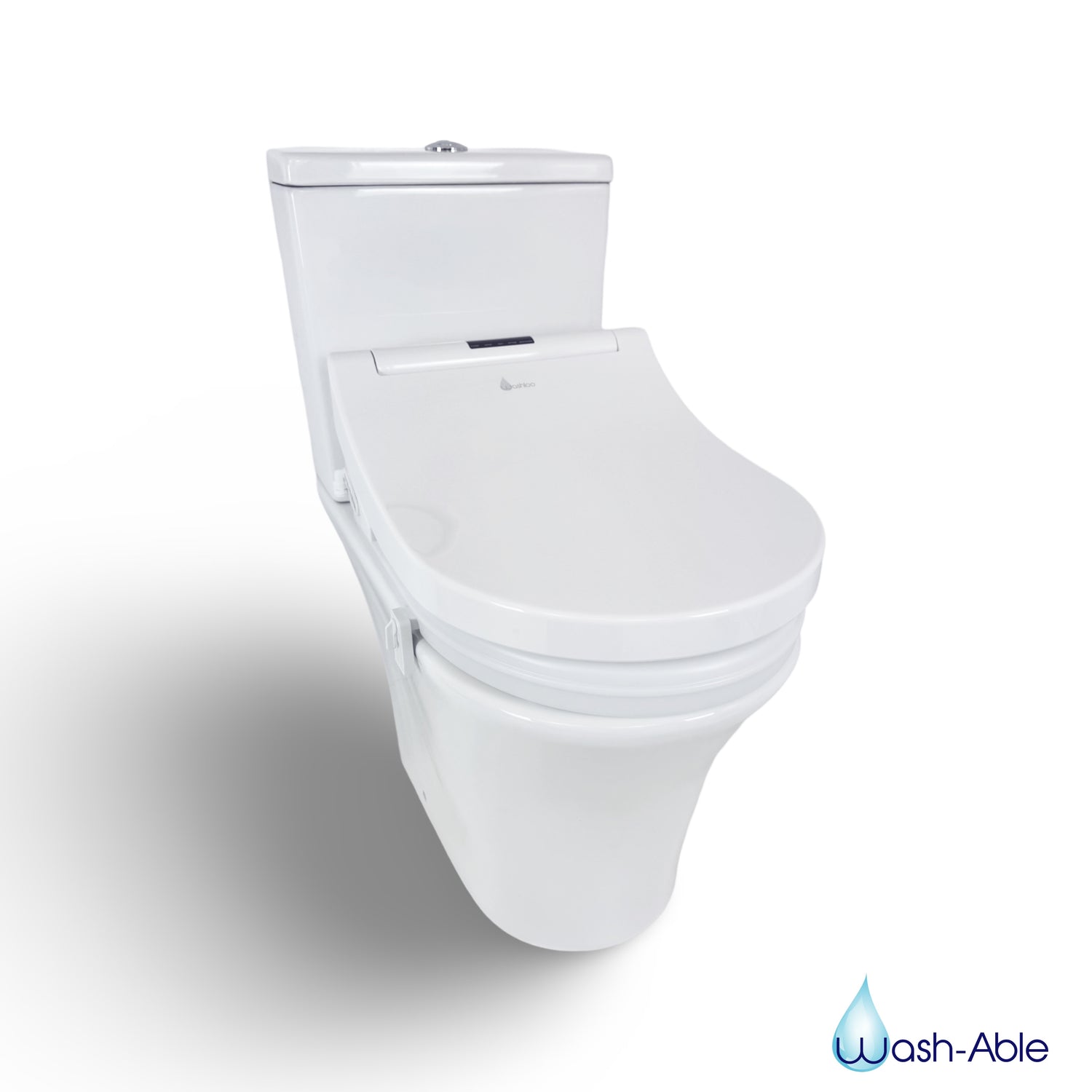 50mm Toilet Seat Riser & Washloo Smart Toilet Combination