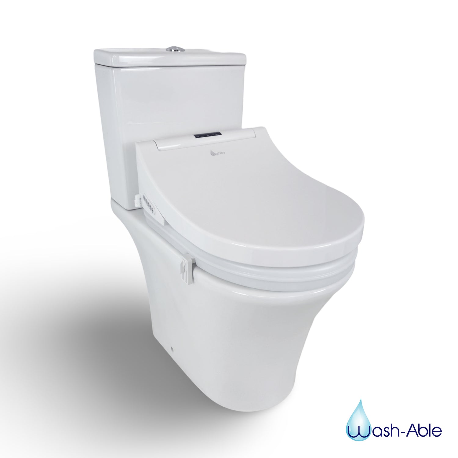 50mm Toilet Seat Riser & Washloo Smart Toilet Combination