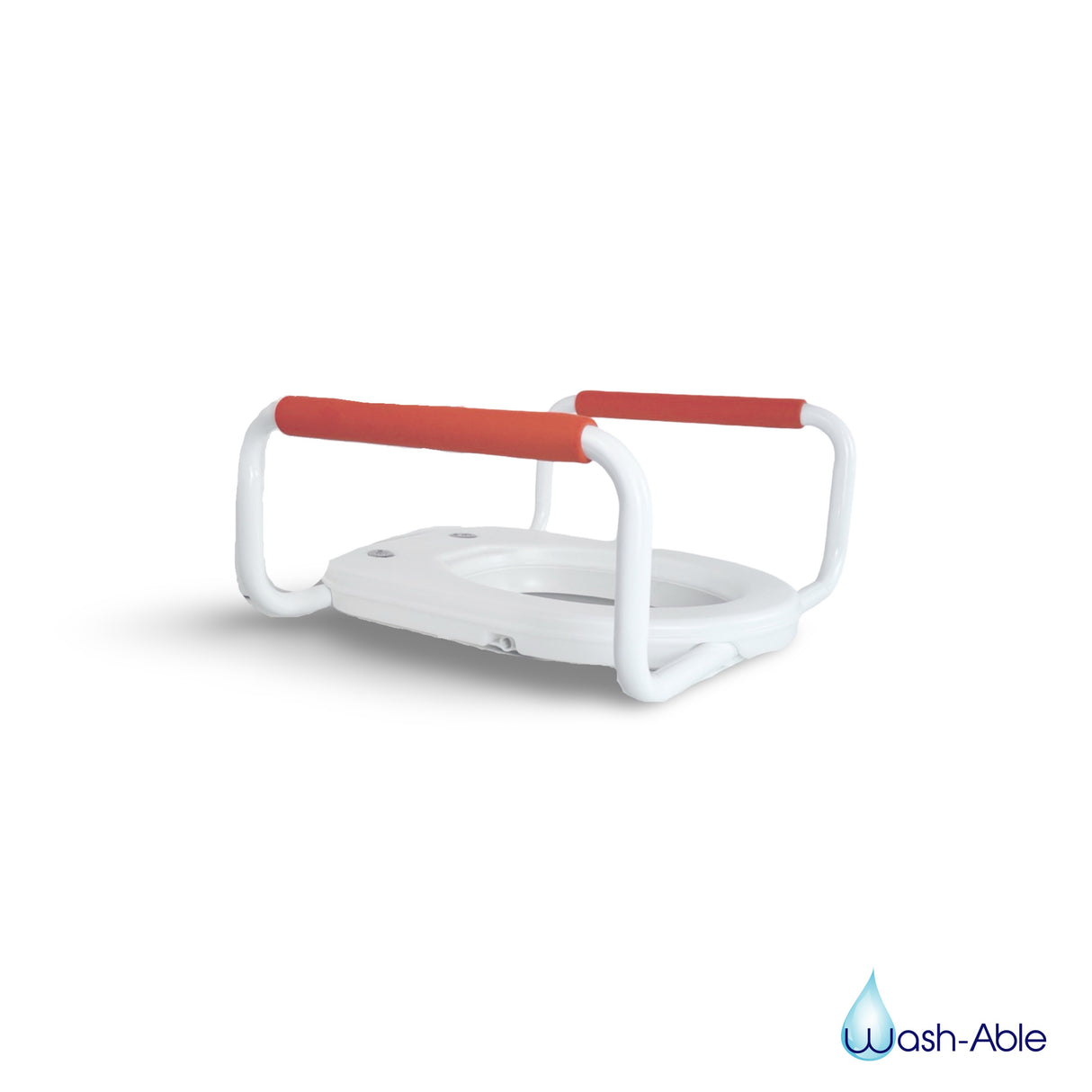 50mm Toilet Seat Riser with Support Rails