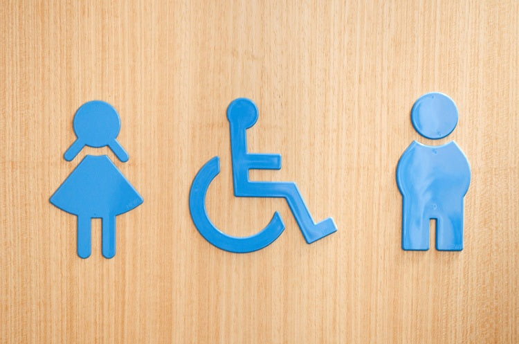 In which businesses is there an obligation to provide a disabled toilet?