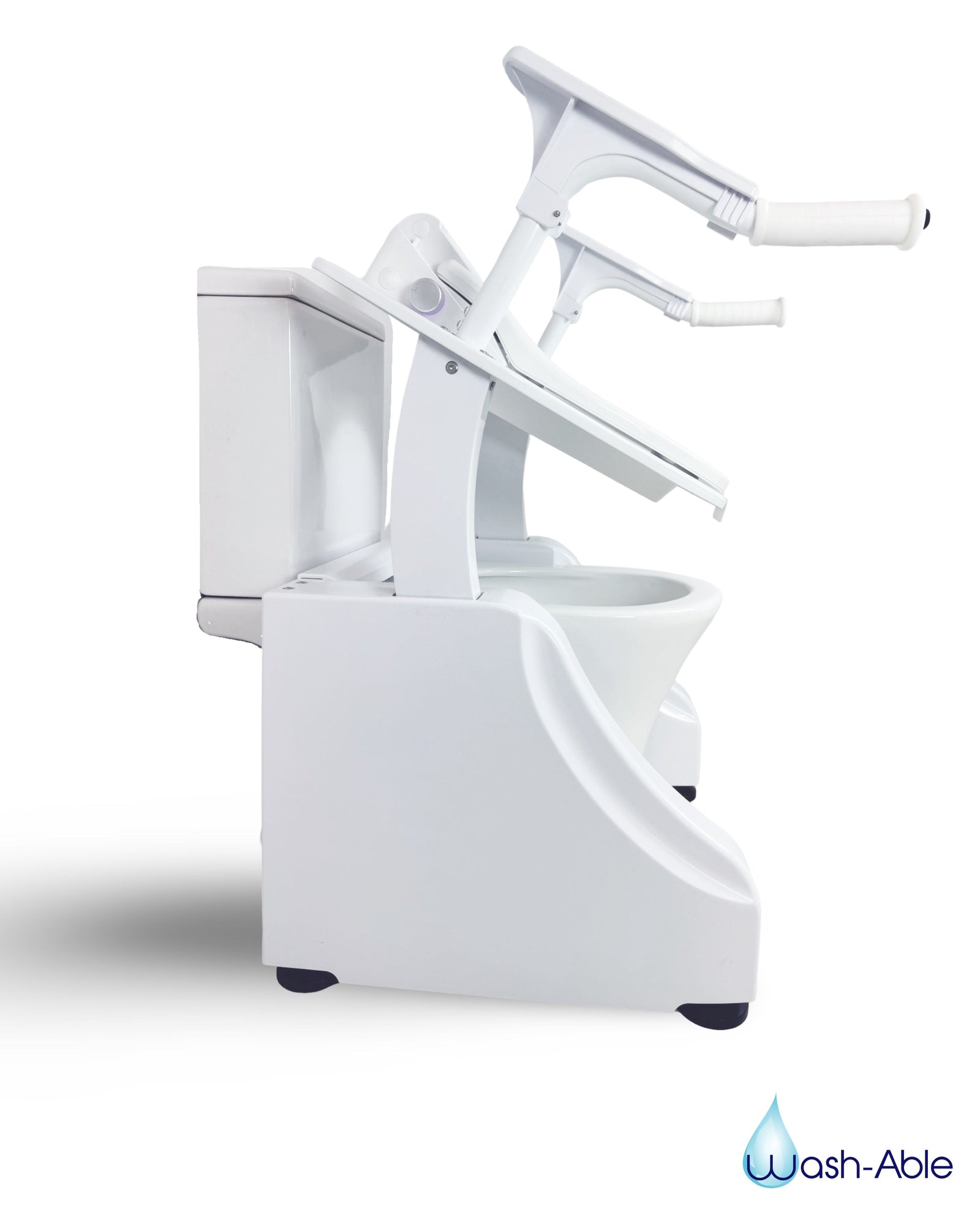 How do lifting toilet seats operate?