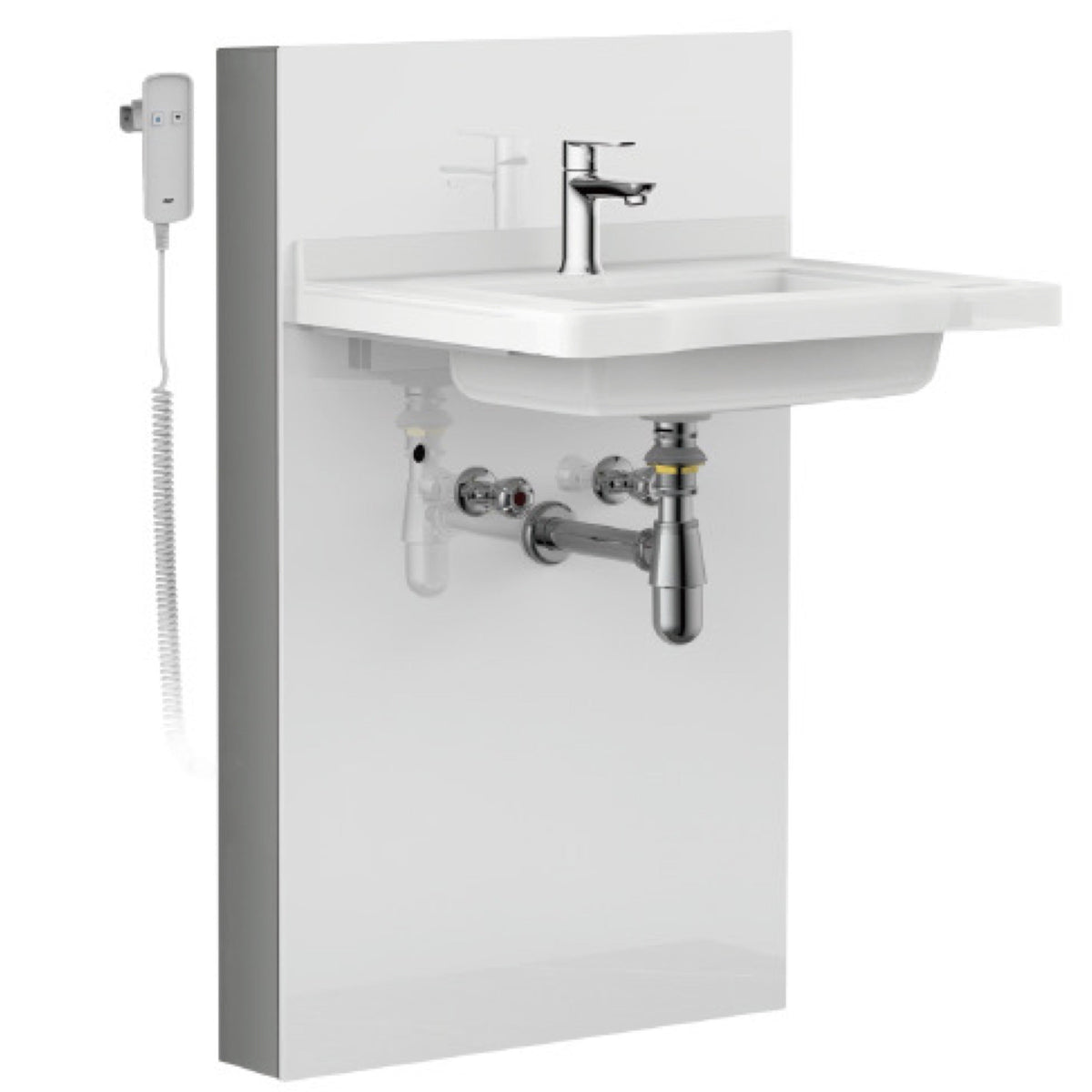 Can rise and fall sinks be installed in any bathroom? – Wash-Able